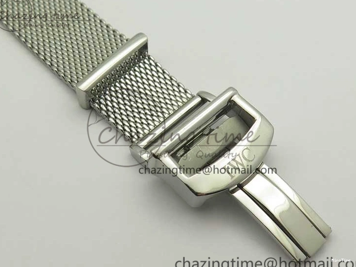 MIROTIME 0520 Portofino Automatic SS MKF 1:1 Best Edition White Dial On SS Mesh Bracelet A2892 V TechFriendly 7205